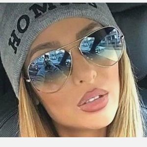 Ray-Ban Aviator Gradient in Blue and Gold